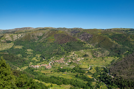 西斯特洛Sistelo的梯田观察农业爬坡远足石头旅游农村种植园人行道环境踪迹背景