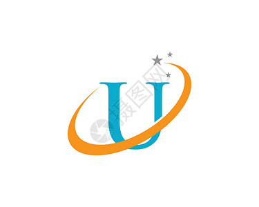 U 字母Logo互联网公司技术法律数据酒店团体广告竞争宇宙背景图片