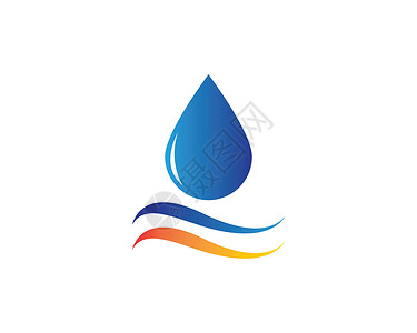 微信营销模板水滴标志模板标识火焰液体蓝色开发商活力设计师载体社区网络背景
