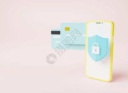 信用卡手机使用信用卡和锁形 ico 的安全移动银行业务银行业帐户交易贷款金融银行密码界面用户互联网背景