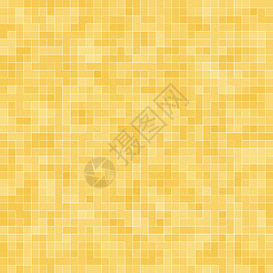 黄色的墙黄色金马赛克纹理抽象陶瓷马赛克装饰建筑的细节 抽象的无缝模式 抽象彩色陶瓷石头水池波纹横幅工作室海浪地面正方形制品建筑学房间背景