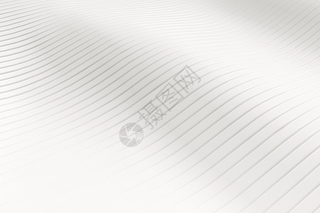 白色抽象切片波浪图案背景 壁纸和背景的概念 3D插画渲染平面设计背景图片