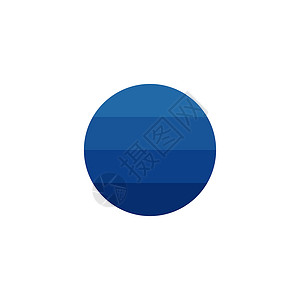 圆矢量图蓝色圆圈抽象标志图标矢量模板 几何太阳 在白色背景上孤立的股票矢量图圆形技术标签漩涡插图商业推广品牌身份涡流背景