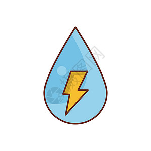 降雨图标降雨玻璃蓝色黑色环境雨滴液体创造力插图背景