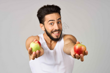 新水果苹果维他命 工作室的生活方式爆炸食物快乐健康冒充老年饮食男性营养运动背景图片