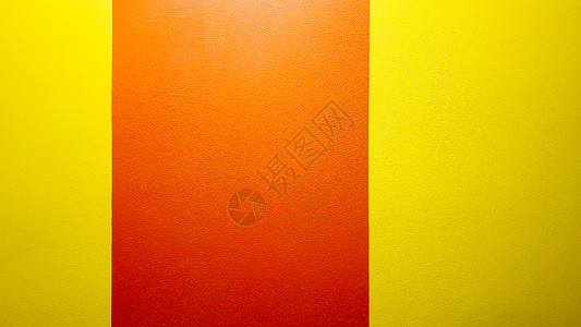 宣传星光绘彩红色和黄色彩绘墙纹理抽象垃圾背景与复制空间 墙上的抽象几何图案 墙壁被划分成不同颜色的边框水平建筑艺术线条涂层建筑学背景墙橙子彩背景