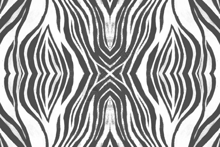 灰色线条无缝斑马重复 抽象的非洲设计背景