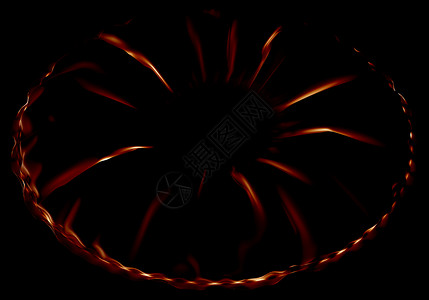 黑色简约圆圈您设计的的抽象元素艺术卡片圆圈边界科幻海浪3d曲线装饰品活力背景
