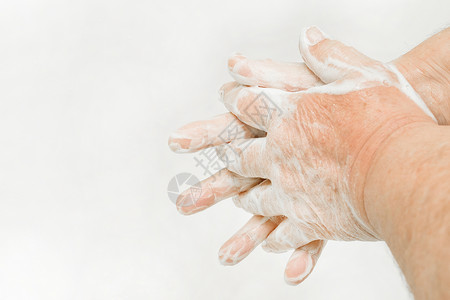肥皂般的泡沫细菌高清图片