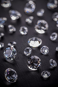 精明钻石宝石珠宝宝藏力量圆形反射财富石头黑色奢华背景图片