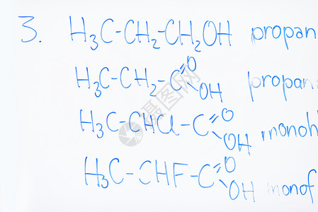 白野猪上的化学分子结构物理老师粉笔教学学生商业公式科学家木板计算图片