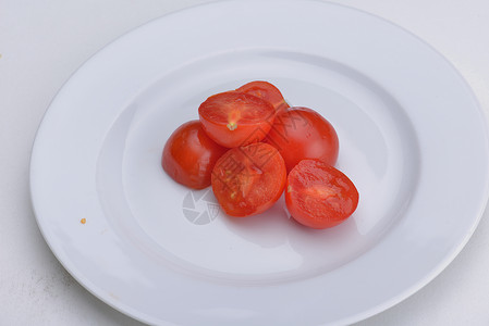 呼啸而过番茄饮食菜单蔬菜红色午餐食物餐厅白色美食背景