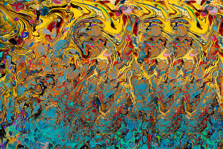 三水画抽象 grunge 艺术背景纹理与彩色油漆飞溅彩虹水彩技术脚凳光谱花纹中风墨水绘画纤维背景