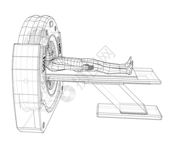 MRI 内部机器扫描病人电脑插图药品诊所x光蓝图医生说谎男人核磁共振图片