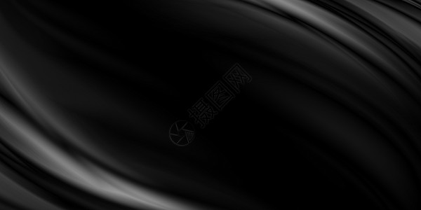 s曲线海报黑布背景摘要 影印空间3d插图背景