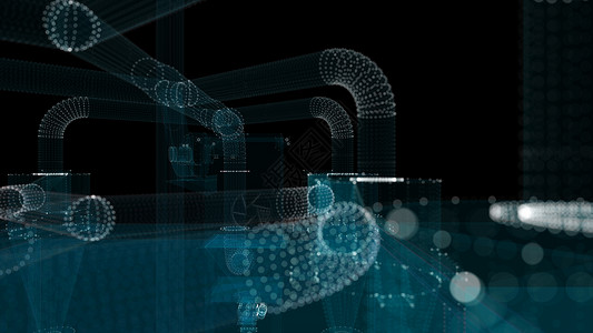 抽象技术粒子网状本底墙纸数据活力阀门网络发动机横幅引擎网格科学背景图片