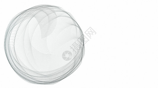 巴图网素材背景3d 空几何物体 铁丝框虚形结构的简要图解数学插图渲染漩涡几何学小样卡片海报商业推介会背景