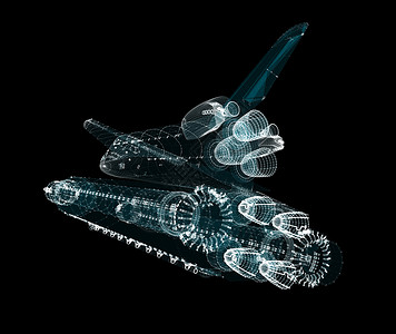 空间火箭和航天飞机摘要 所有颗粒科幻计算机星星宇宙3d车辆创新粒子旅行科学背景图片