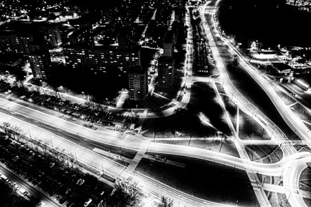 arial现代交通的 Arial 顶视图 包括高速公路 公路和环形交通枢纽 道路交通 多层交叉路口高速公路  亚洲的顶视图 重要的交通基础背景