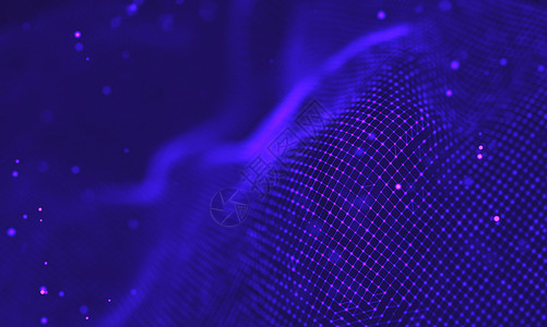 蓝色灯紫外星系背景 空间背景图宇宙与星云  2018 紫色技术背景 人工智能概念光线紫外线金属网络灯泡辉光智力网格黑光多边形背景