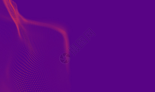 三角形紫色圆点抽象紫色几何背景 连接结构 科学背景 未来技术 HUD 元素 连接点和线 大数据可视化和商业线条宇宙圆圈边缘三角形黑色蓝色插图墙背景