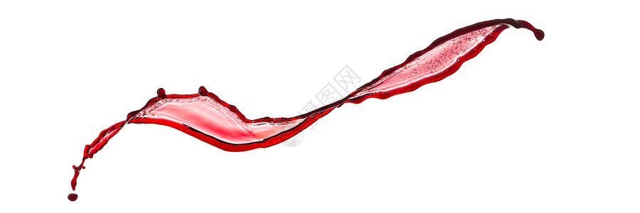 白色背景的孤立红酒喷洒饮料行动液体派对果汁运动鞭子漩涡酒精酒厂背景图片