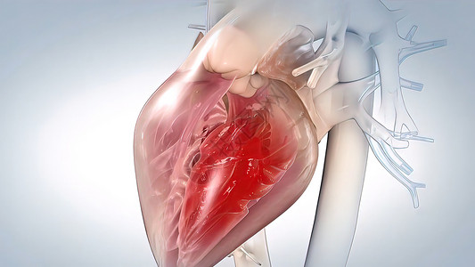 心脏收缩心脏的Aorta 血液从心脏流出 人类心解剖血管心血管心律失常心脏病学生活解剖学男性心室压力生物学背景