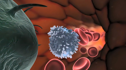 吞噬细胞卫生保健生成的高清图片
