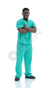 身穿蓝色制服的医务工作者外科男性职业教育成人帮助卫生保健专家医师图片