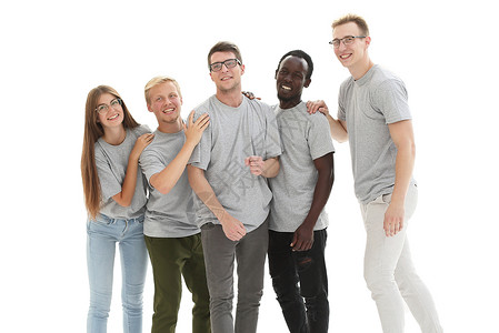 不同的青年群体 其人数相同 男女比例相同幸福快乐广告牌志愿学生服务男人朋友朋友们团体背景