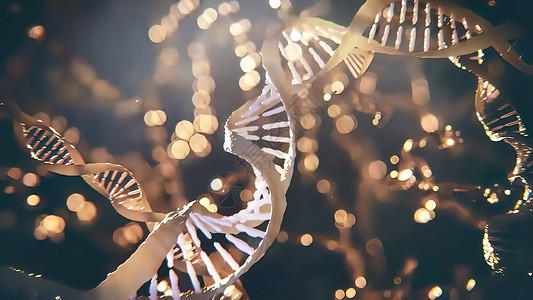 DNA序列视图 3D医疗克隆螺旋辉光液体生物学生物曲线蓝色生活阴影背景图片