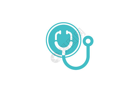 医药医疗图标图标设计图示 健康和医药标志模板卫生保健临床公司蓝色服务医生标识插图商业背景