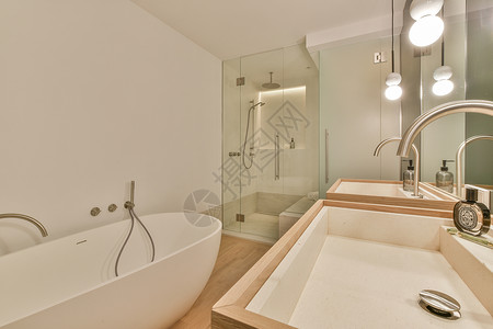 浴缸免抠现代洗手间 有淋浴 浴浴浴和水槽陶瓷架子风格制品住宅材料房子大理石龙头卫生背景