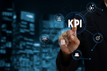 人类的手指KPI 关键业绩指标业务数据分析和工作成功率(CPI)背景