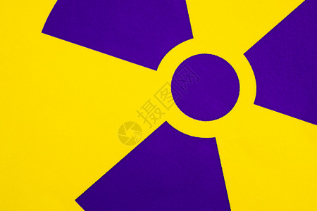 辐射标志放射性标志谨防高清图片