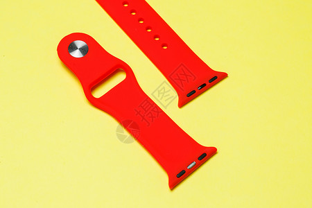 手表上新促销silikone 带 用于在 Yowlow 背景的智能手表红色颜色品牌手腕乐队界面商业手镯塑料配饰屏幕展示背景