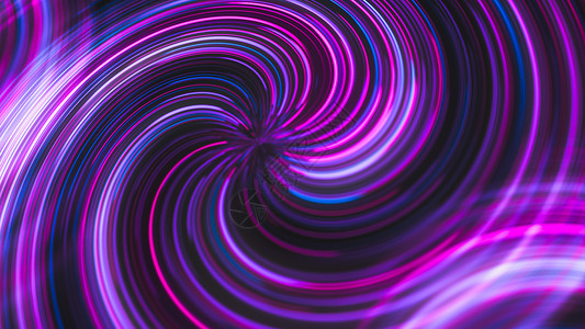 紫色抽象光优雅的闪亮螺旋光耀眼坡度速度车削线条艺术动力学曲线射线活力照明背景