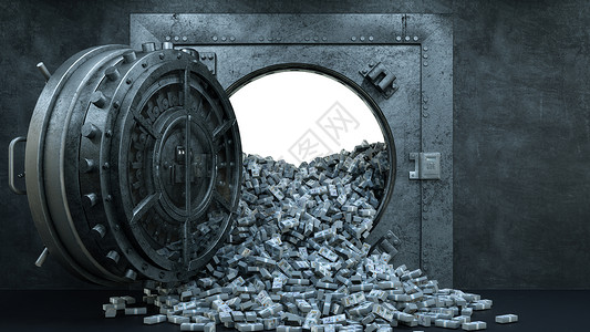 银行门的素材3d 以大笔资金打开银行的空道门金融订金开幕式宝藏金子计算机保险代码安全商业背景