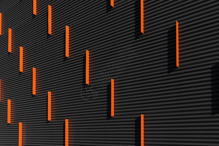 H5背模板抽象 橙色垂直条纹在灰刺背面上绘画石头边界证书金属框架剪贴簿推介会艺术广告背景