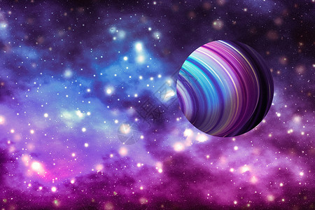 紫色仙女座星系宇宙宇宙 空间和时空穿梭科学背景中的恒星 行星和星系科幻地球轨道星域星云银河系天空旅行旅游星球背景