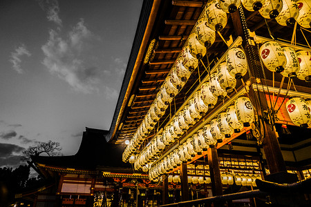 京都 亚萨卡神社高清图片