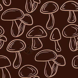 蘑菇中毒形象的水彩蘑菇高清图片