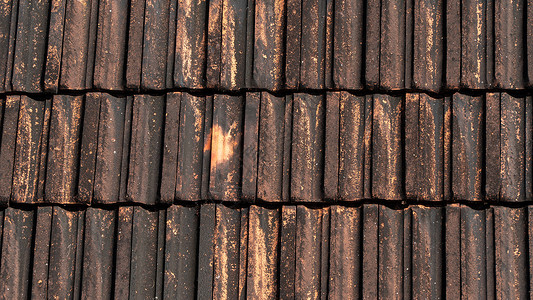 屋顶瓷砖密闭纹理背景 砖块背景图片