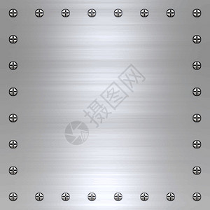 电镀的刷金属背景床单插图合金电镀盘子螺丝工业设计图片