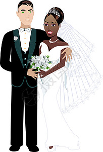 新娘新婚空白设计图片