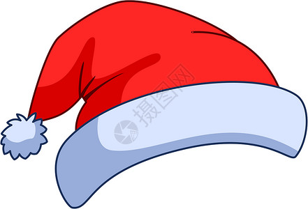 倡导就地过年圣诞老人的帽子外套戏服季节玩具魔法礼物假期衣服新年红色设计图片