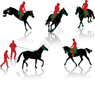 骑马的人马匹比赛时的轮椅设计图片