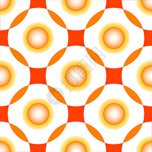 橙色圆环无缝图案银色橙子墙纸金属耐用性材料拉丝床单工业盘子设计图片