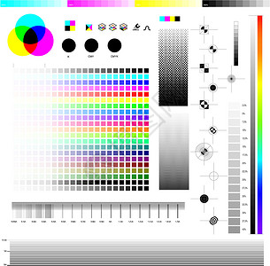 RGB色环Cmyk印刷公用事业设计图片