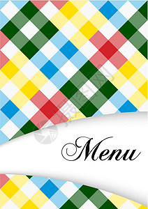 餐厅名片菜单卡设计庆典盘子桌布插图餐厅午餐茶布检查桌子烹饪设计图片
